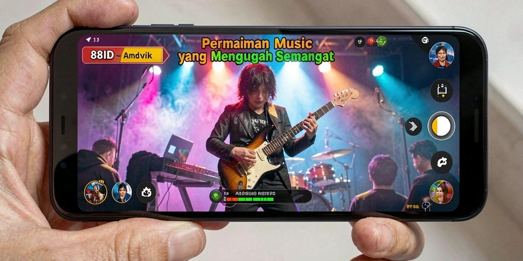 Tampilan Gameplay 88ID dengan interaksi musik yang menyenangkan.
