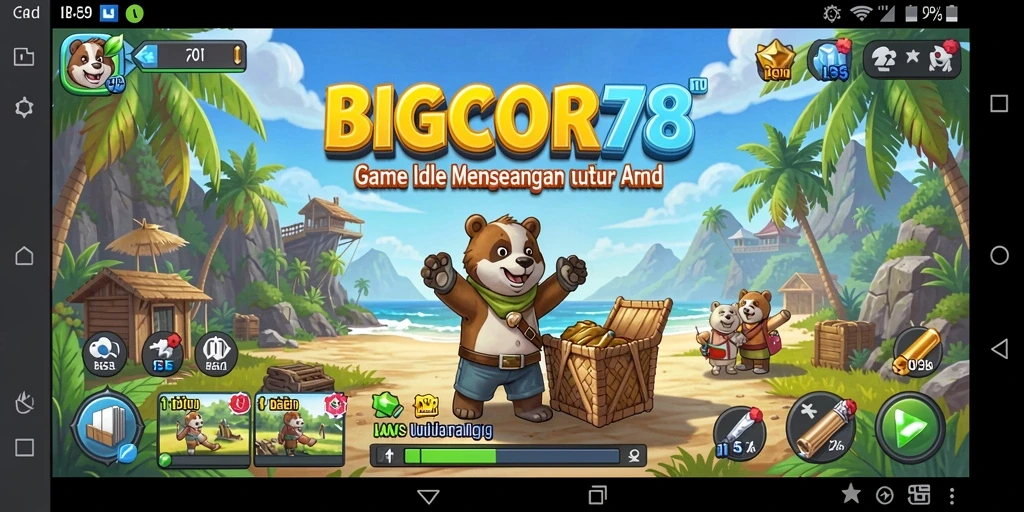 Tampilan gameplay BIGCOR78 yang menarik dengan karakter dan latar belakang yang memukau.