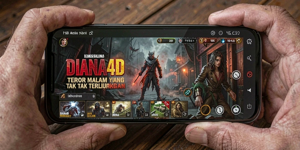 Tangkapan layar gameplay yang memperlihatkan suasana Horror mengerikan.
