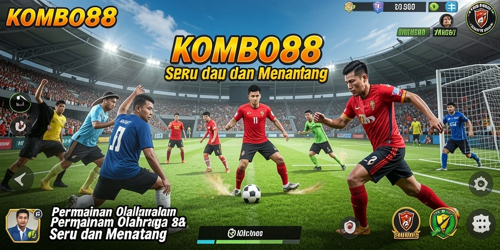 Tampilan gameplay seru dan interaktif di KOMBO88.