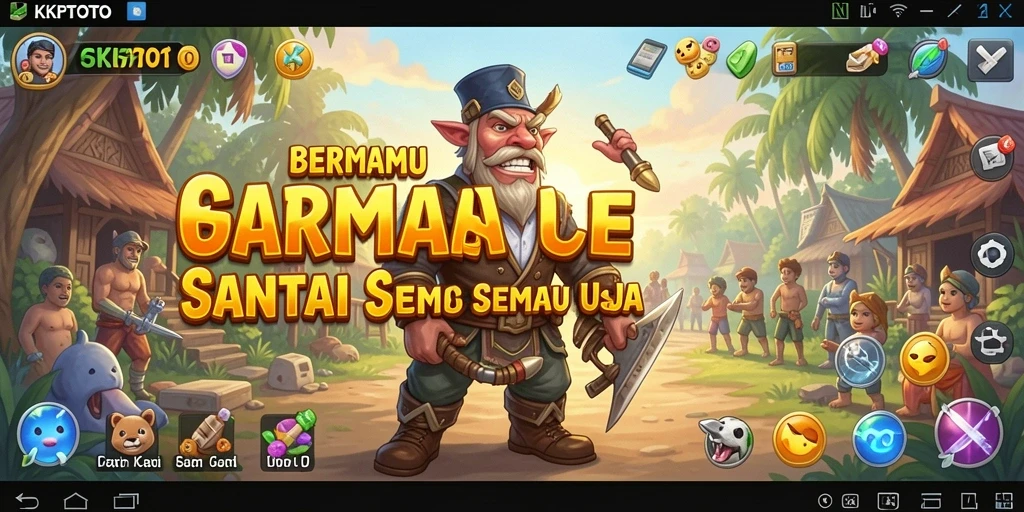 Tampilan utama KPKTOTO yang ceria dan menarik.