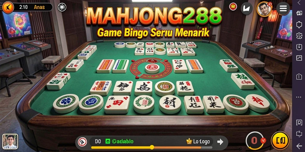Tampilan gameplay menarik dari MAHJONG288 yang seru dan kompetitif.