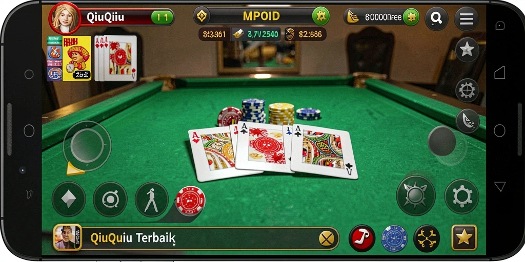 Tampilan gameplay menarik dari MPOID yang penuh strategi QiuQiu.