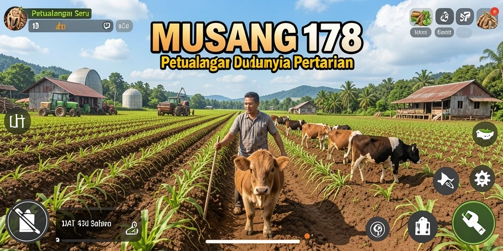 Tampilan gameplay seru di dunia pertanian MUSANG178.