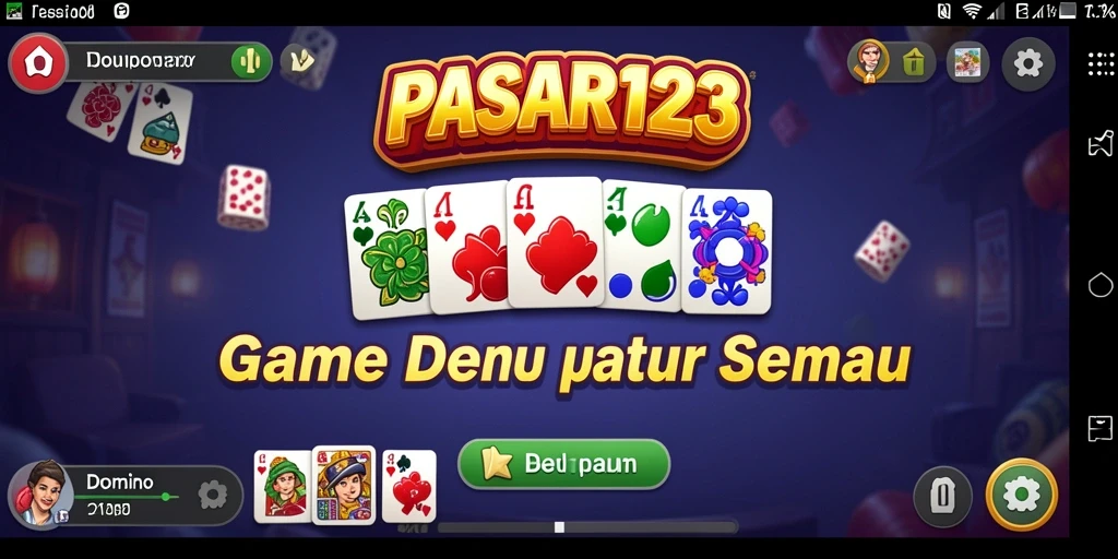 Tampilan gameplay PASAR123 yang seru dan kompetitif.