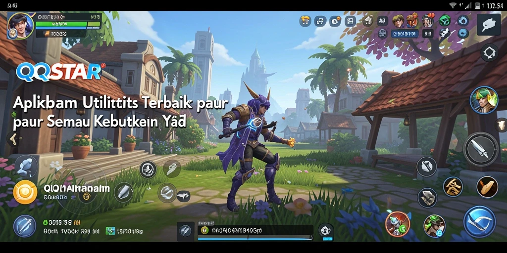 Tampilan utama QQSTAR dengan fitur utilitas yang lengkap.