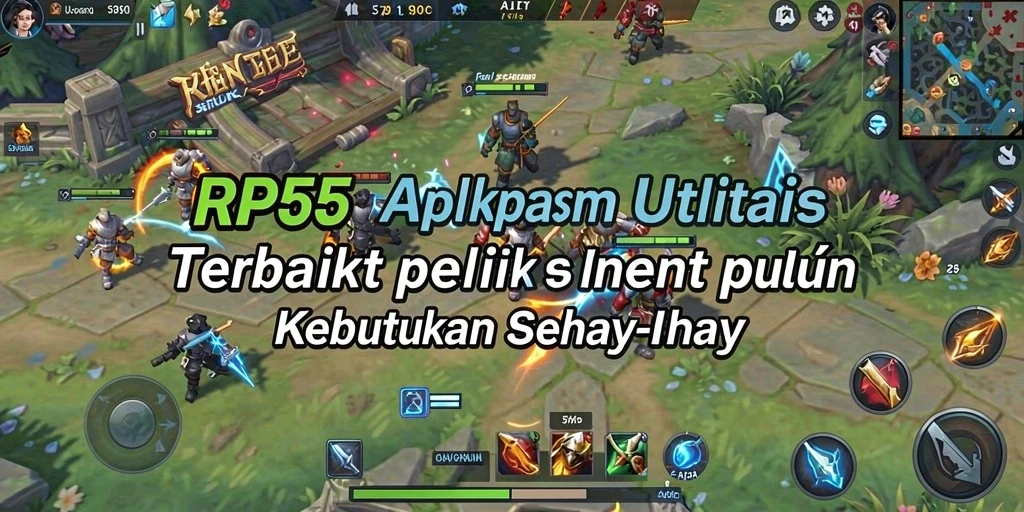 Tampilan utama RP55 yang memudahkan pengguna mengatur tugas.