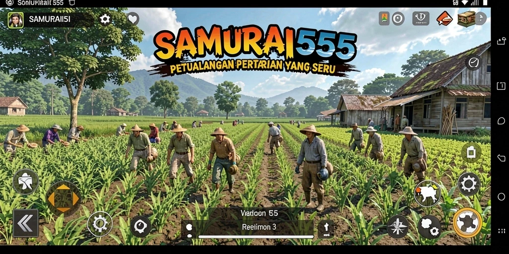 Gambaran gameplay seru dalam SAMURAI555 yang penuh tantangan dan kreativitas.