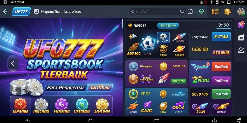 Tampilan gameplay seru dari aplikasi Sportsbook UFO777.