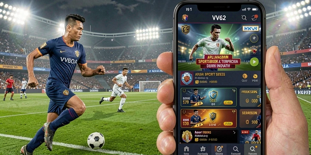 Tampilan gameplay taruhan olahraga di VV62 yang menarik.