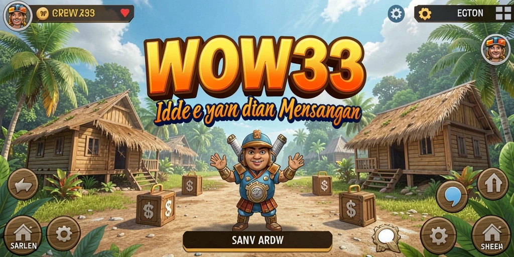 Screenshot WOW33 menampilkan gameplay Idle yang menarik dan santai.